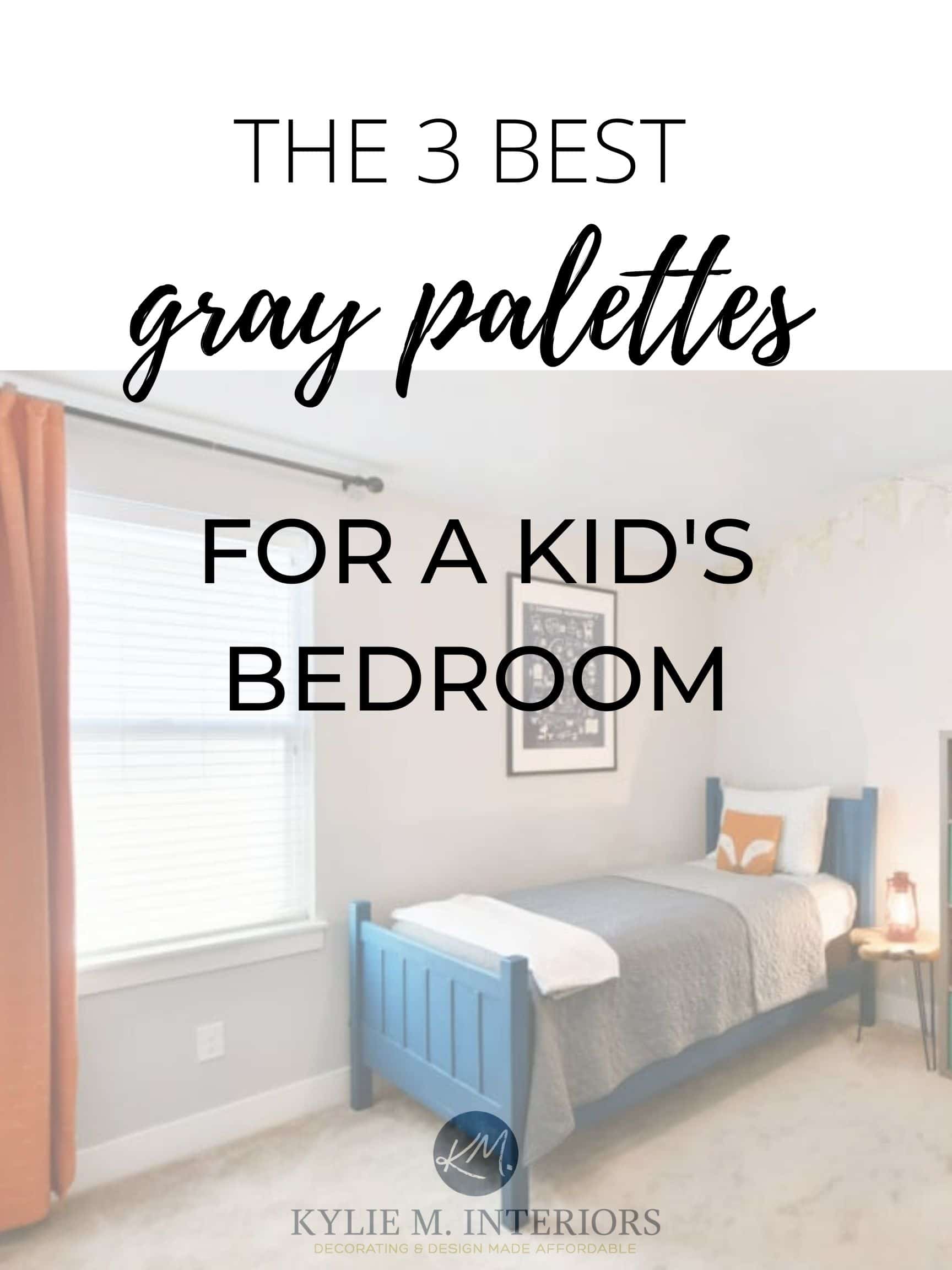 best gray paint colours boys, girls, unisex, them, they bedroom or nursery. Kylie M Interiors Edesign