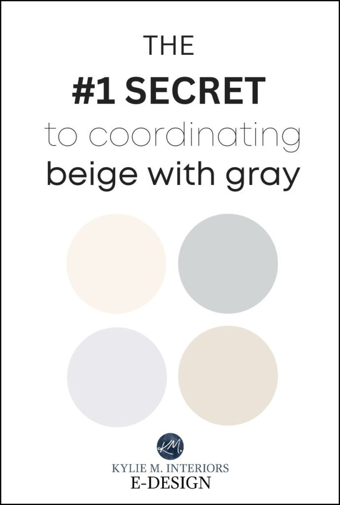 how to coordinate beige carpet, countertop, tile paint with gray, greige or taupe, Kylie Mawdsley, Kylie M Interiors