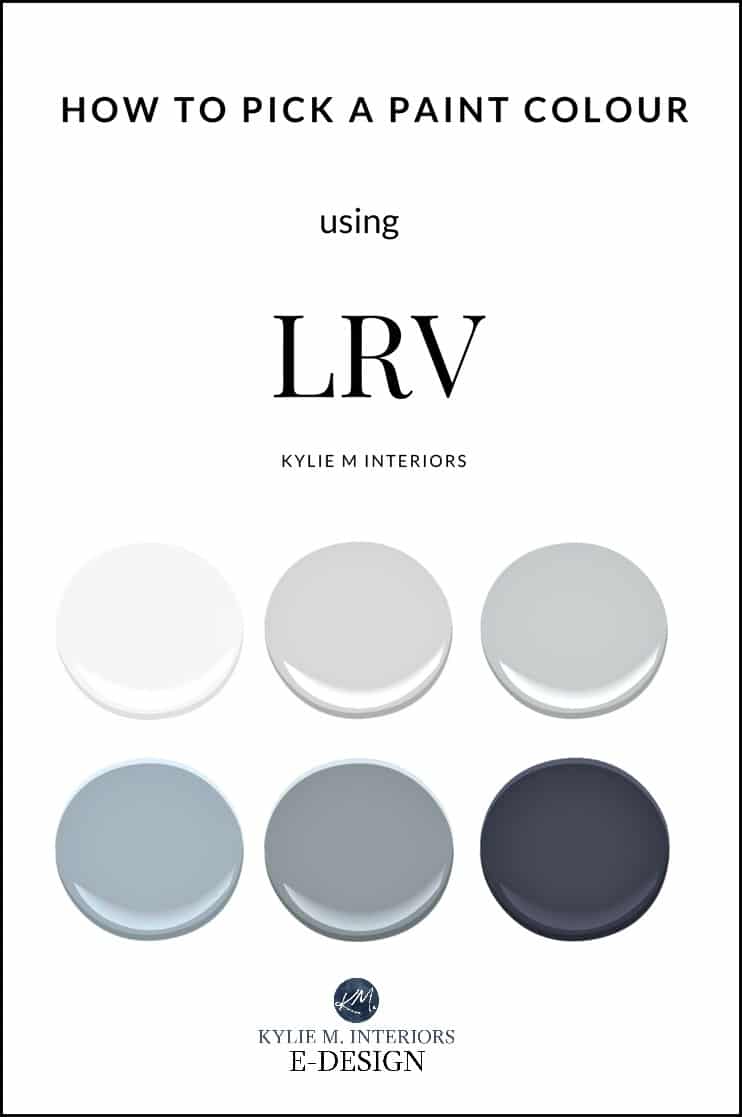 LRV and paint colours, lighten, darken how it affects them. Kylie M E-design, online color expert and consultant