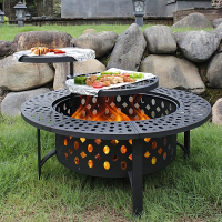 Hayler 36" W / 42" W Wood Burning Outdoor Fire Pit Table with Lid | was $219.99, now $165.99 at Wayfair&nbsp;