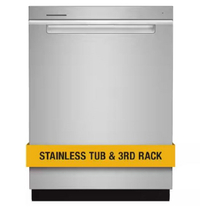 Whirlpool 24 in. Fingerprint Resistant Stainless Steel Top Control Dishwasher | was $829 now $518 at The Home Depot